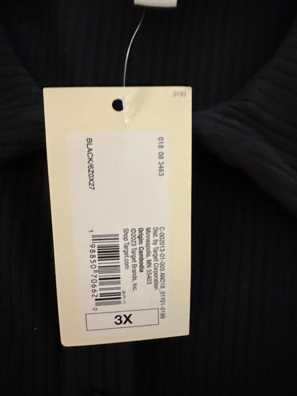 a new day Black Sleeveless Button-Down Collared Top - Picture 4 of 8